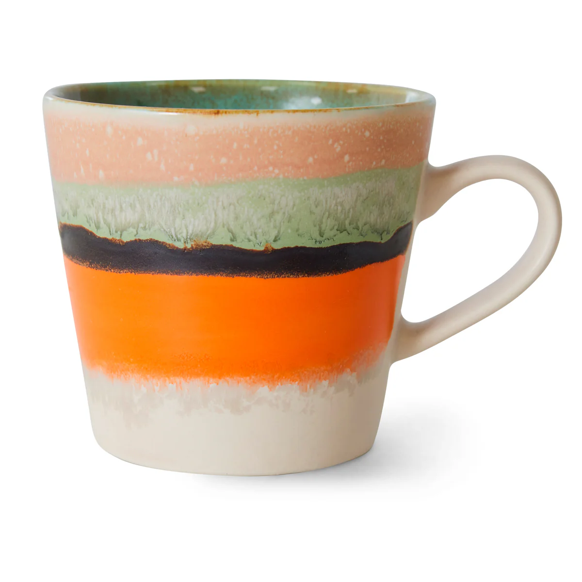 PRE ORDER 70s Ceramics Cappuccino Mug Burst
