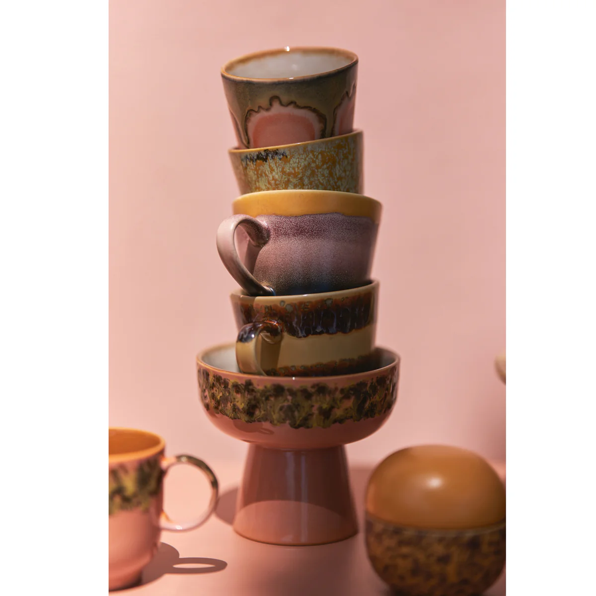 Pre-order 70s Ceramics Cappuccino Mugs Vista (set of 4) - Image 5
