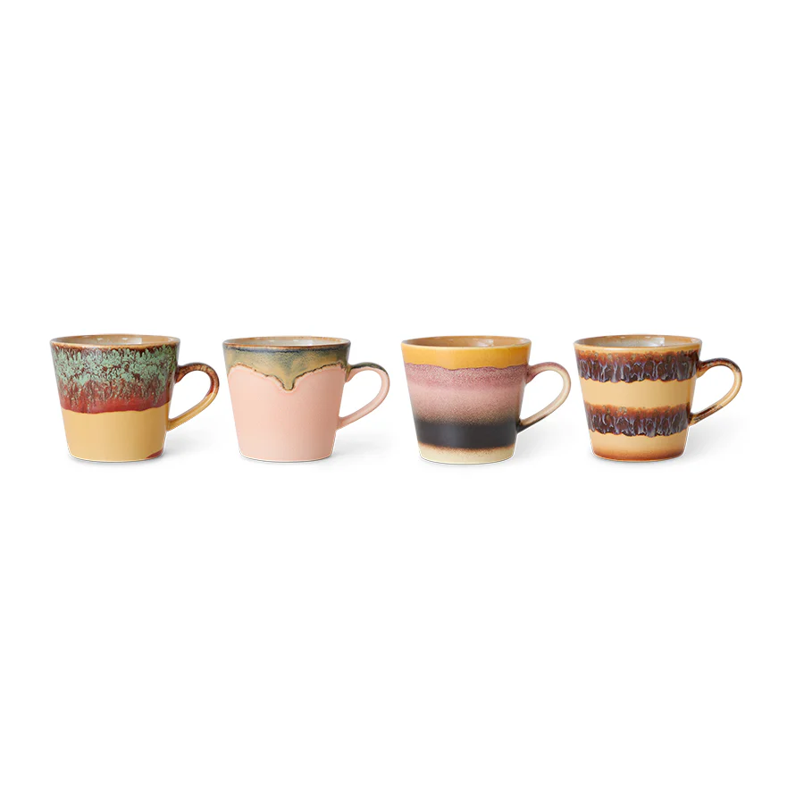 Pre-order 70s Ceramics Cappuccino Mugs Vista (set of 4) - Image 6