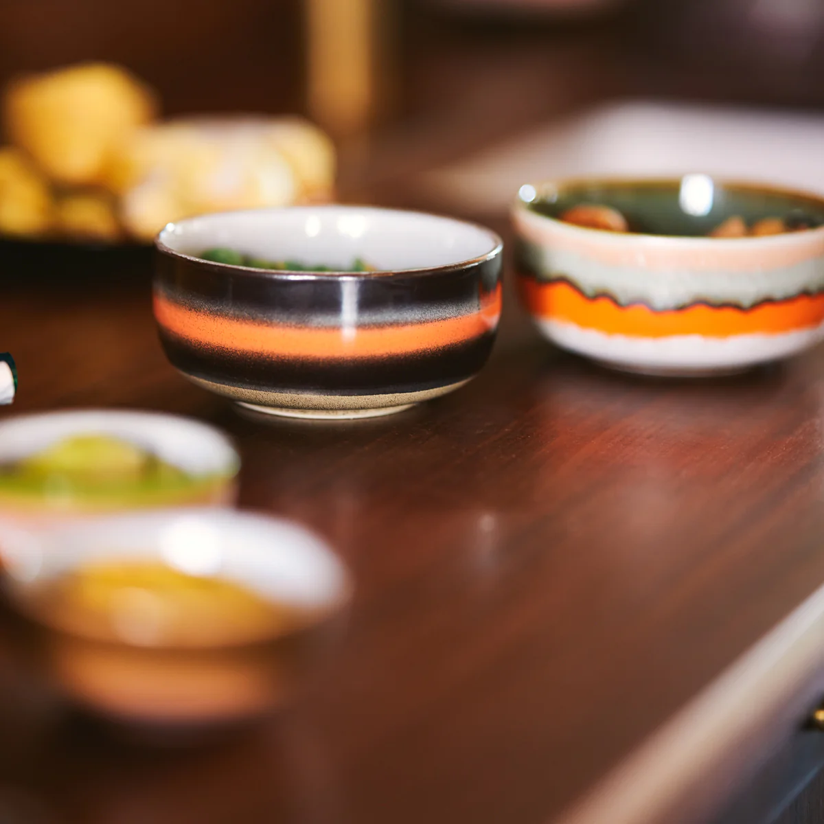 70s Ceramics: Dessert Bowls Humus (set of 4) - Image 6
