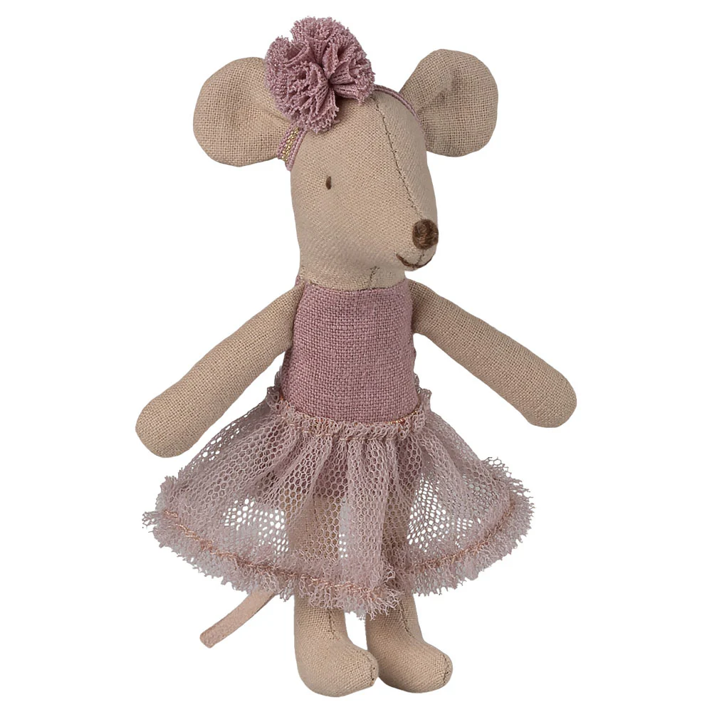 PRE ORDER Ballerina mouse, Little sister - Heather
