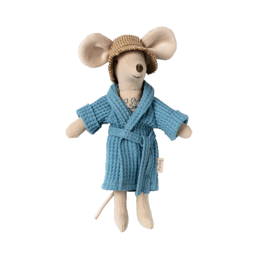 Bathrobe for Mother Father - Dusty blue - Image 3