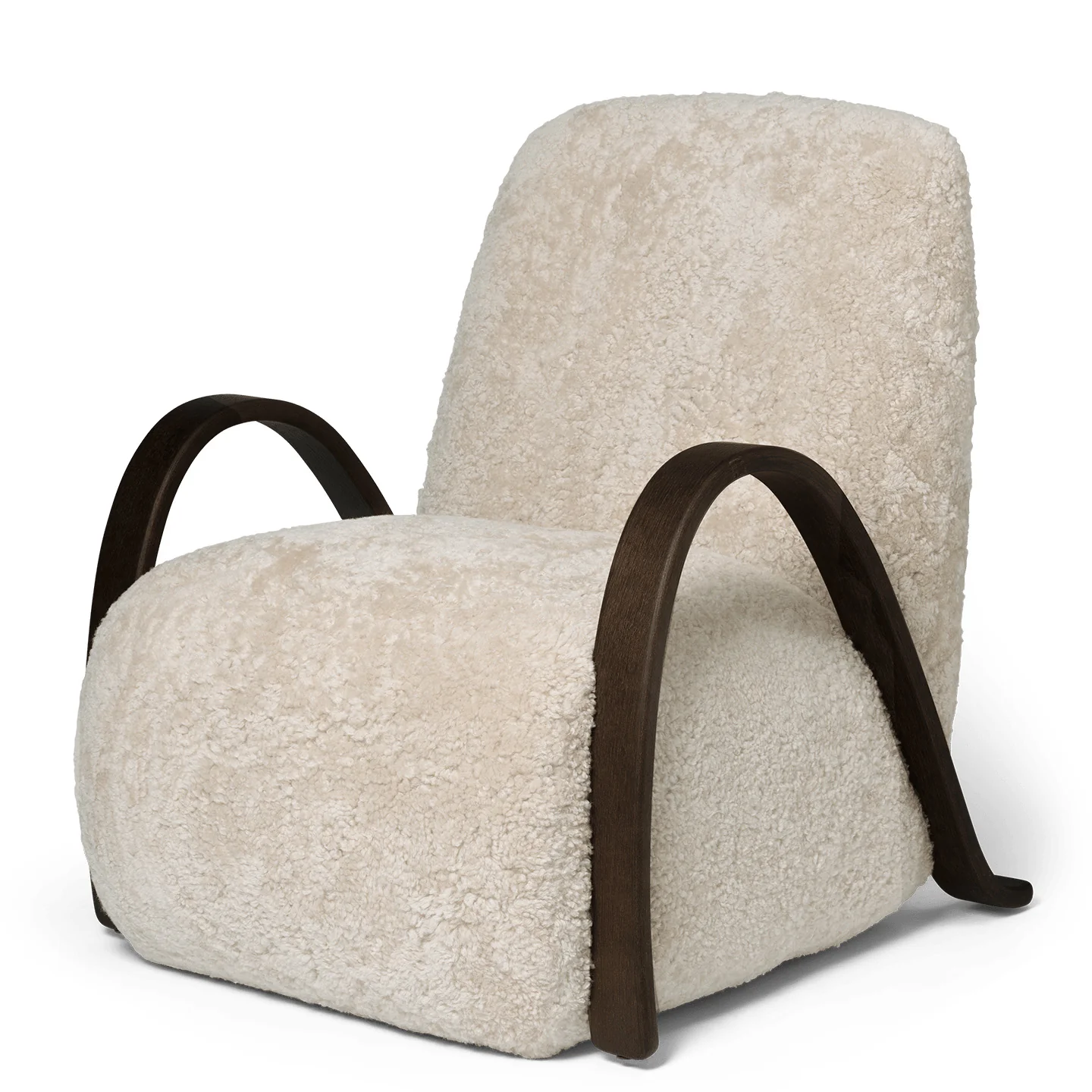 Buur Lounge Chair Sheepskin - Dark St./Moonlight