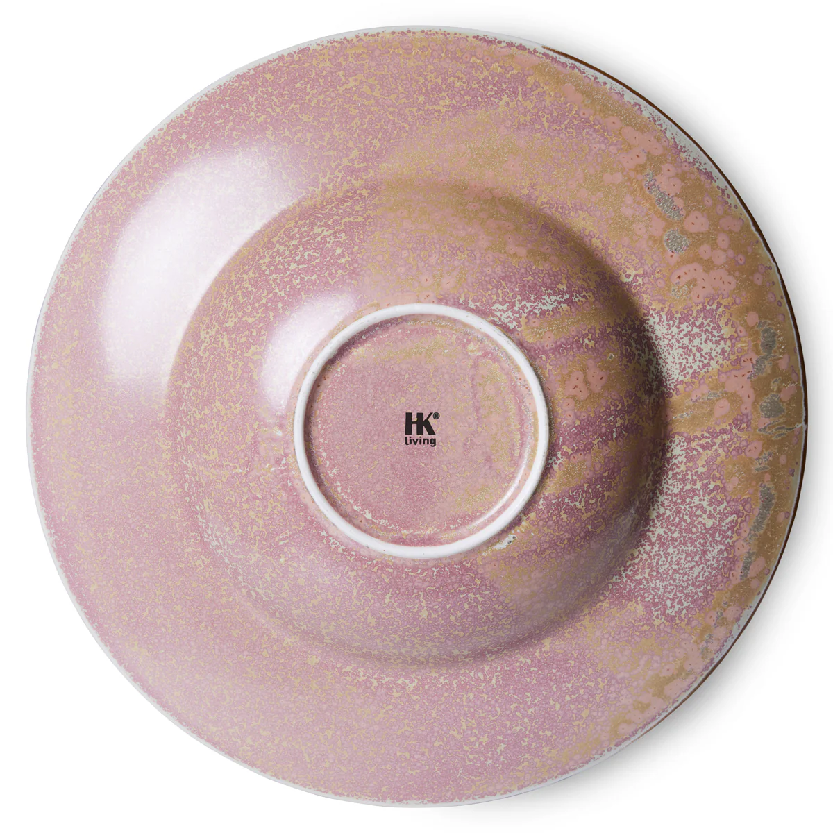 Pre-order Chefs Ceramics - Pasta Plate Rustic Pink - Image 3