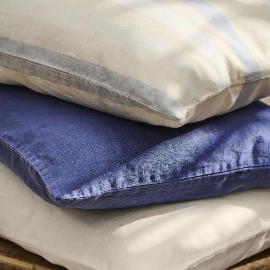 Cushion Cover Linen Indigo 50 x 50cm - Image 2