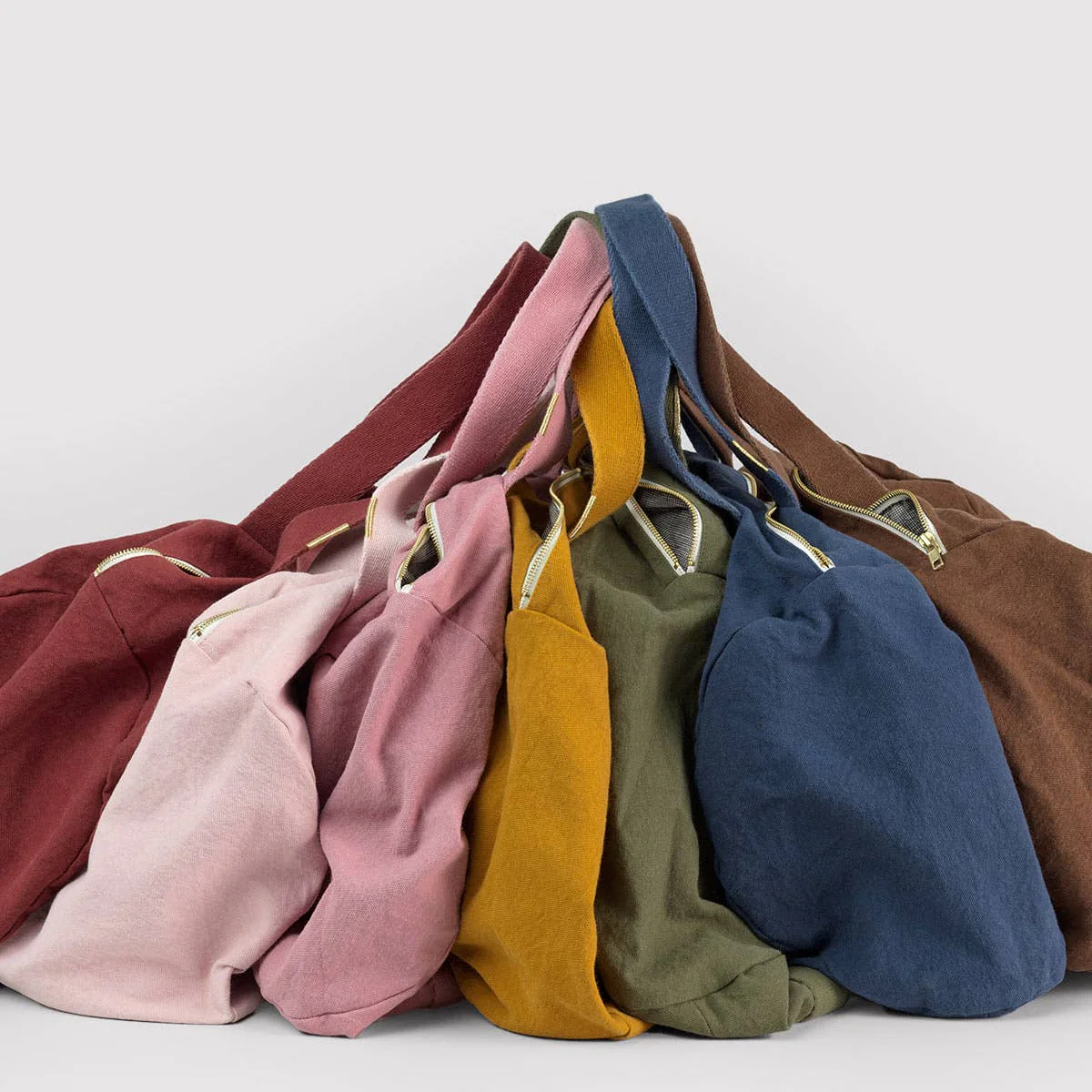 Flamboyant Orange Organic Cotton Canvas Bowling Bag - Image 3