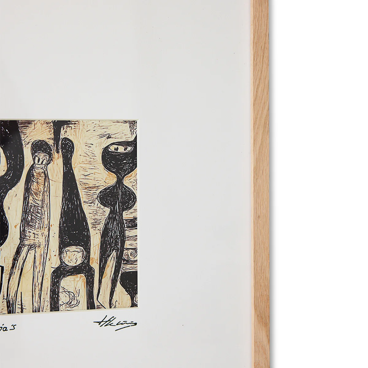 Pre-order Framed Artwork Funky Ninja's, 40x50cm - Image 3