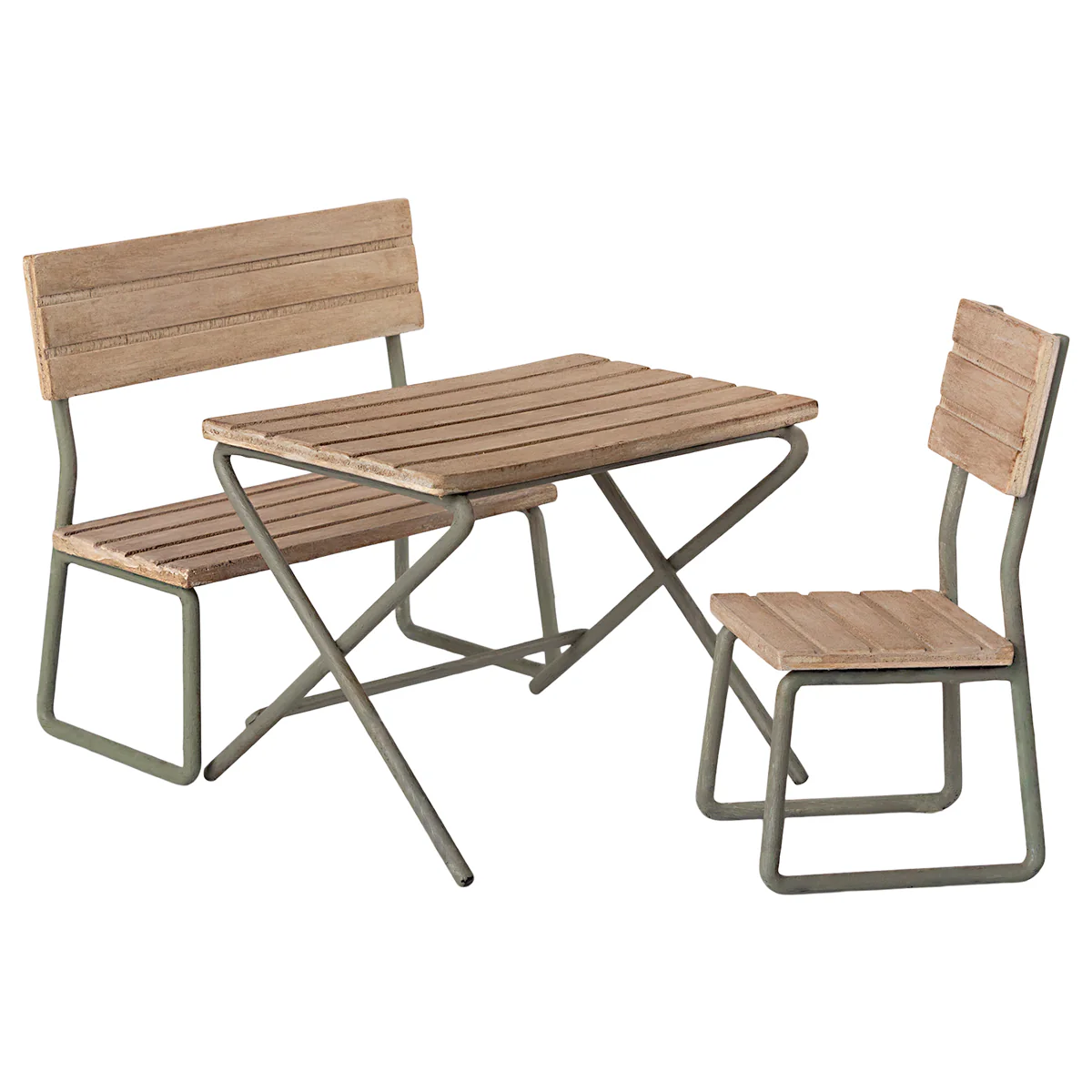 Garden Set, Table w. Chair and Bench