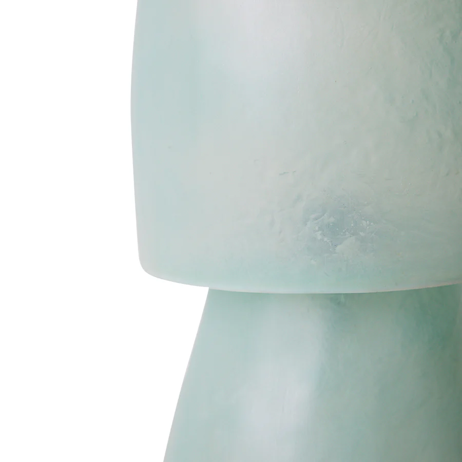 Glass Fiber Table Lamp Petrol Blue - Image 3