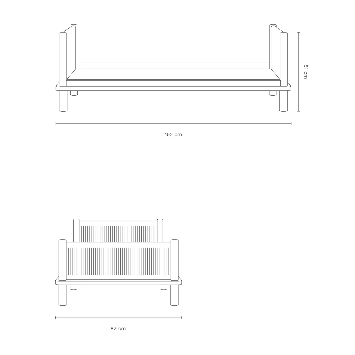 Latitude Junior Bed Set in Solid Oak Wood - Image 7