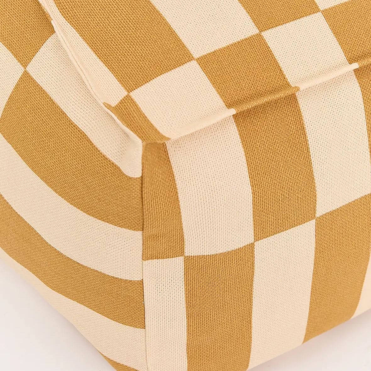 Long Beanbag - Adult Size - Vibes Mustard and Sand Tiles - Image 3