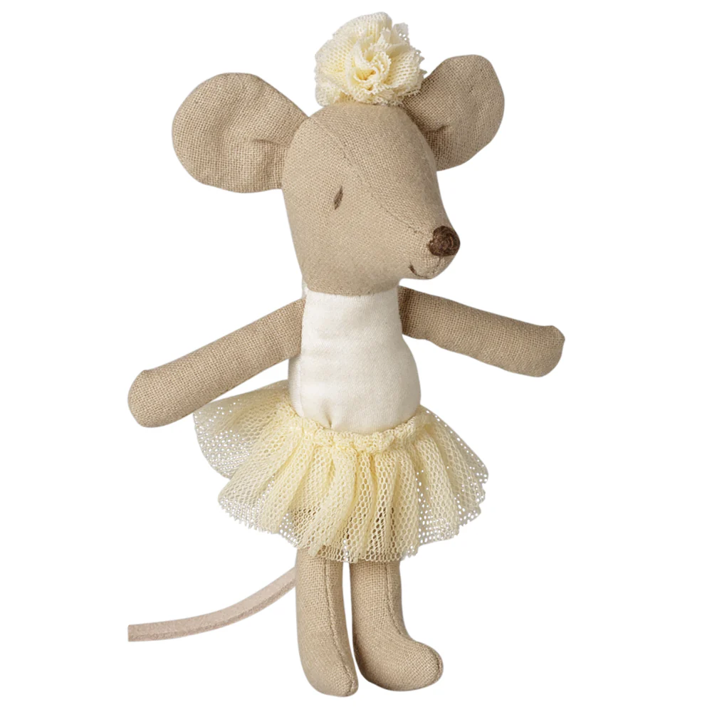 PRE_ORDER Ballerina mouse, Little Sister - Off White  *October*