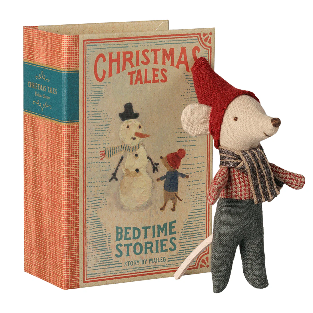 PRE_ORDER Christmas mouse, Baby in book *September
