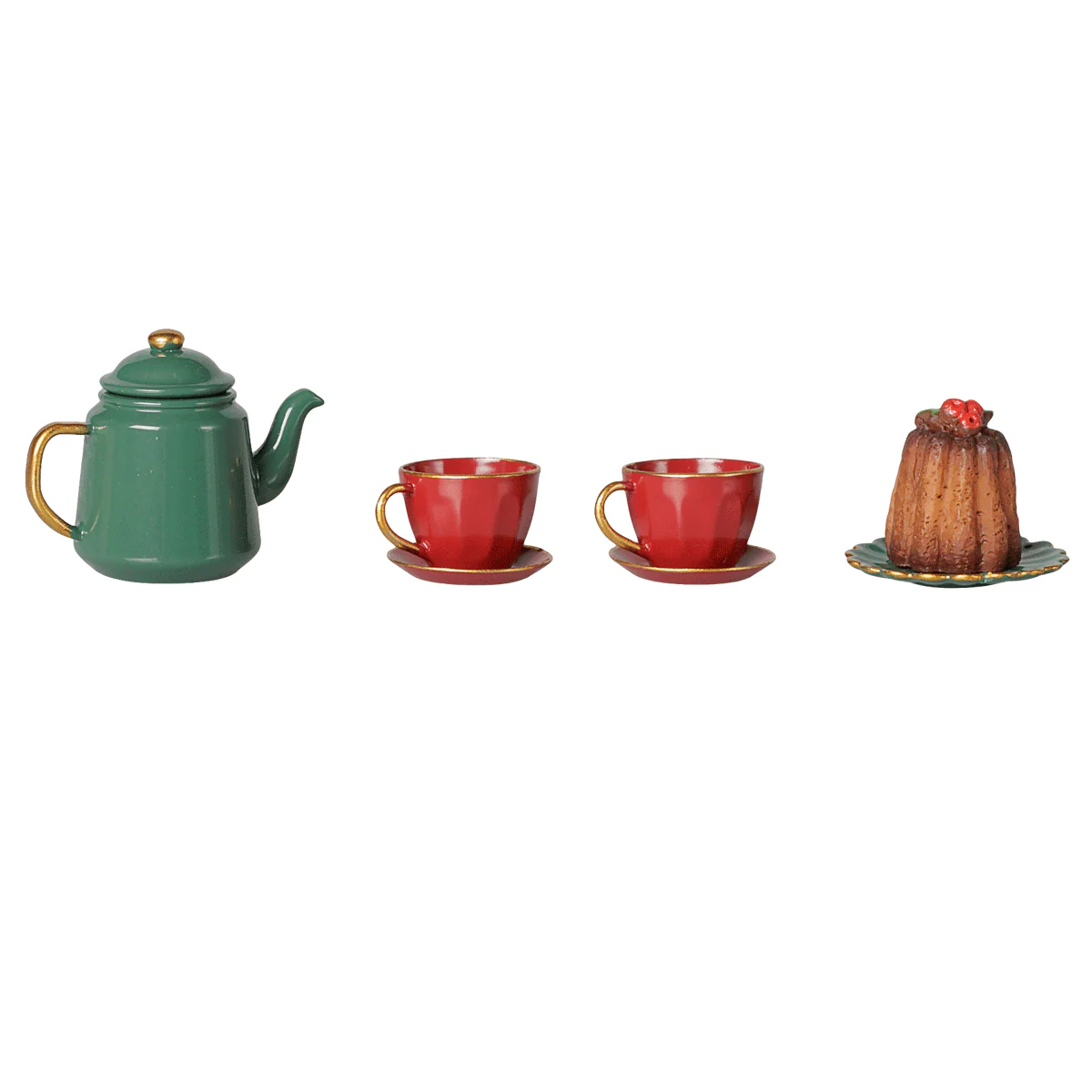 PRE_ORDER Christmas tea party, Mouse - Red/Green *November * - Image 3