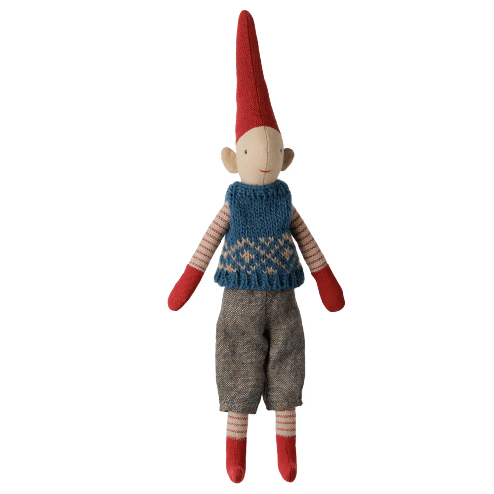 PRE_ORDER Pixy, Size 1 - Boy - Blue knitted vest *October