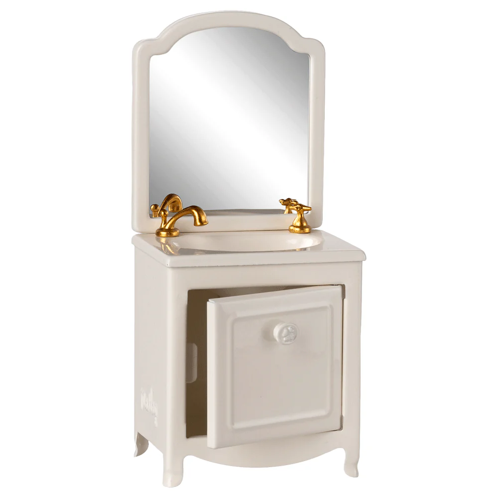 Maileg, Sink Dresser, Mouse - Off White