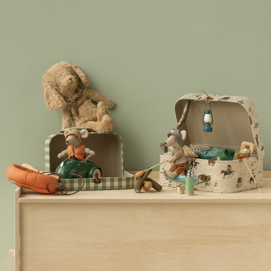 Maileg Suitcase Set, 2 pcs - Pony Design - Image 3