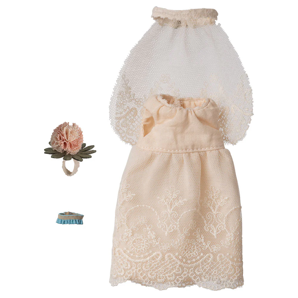 Maileg Wedding Dress Mum Mouse