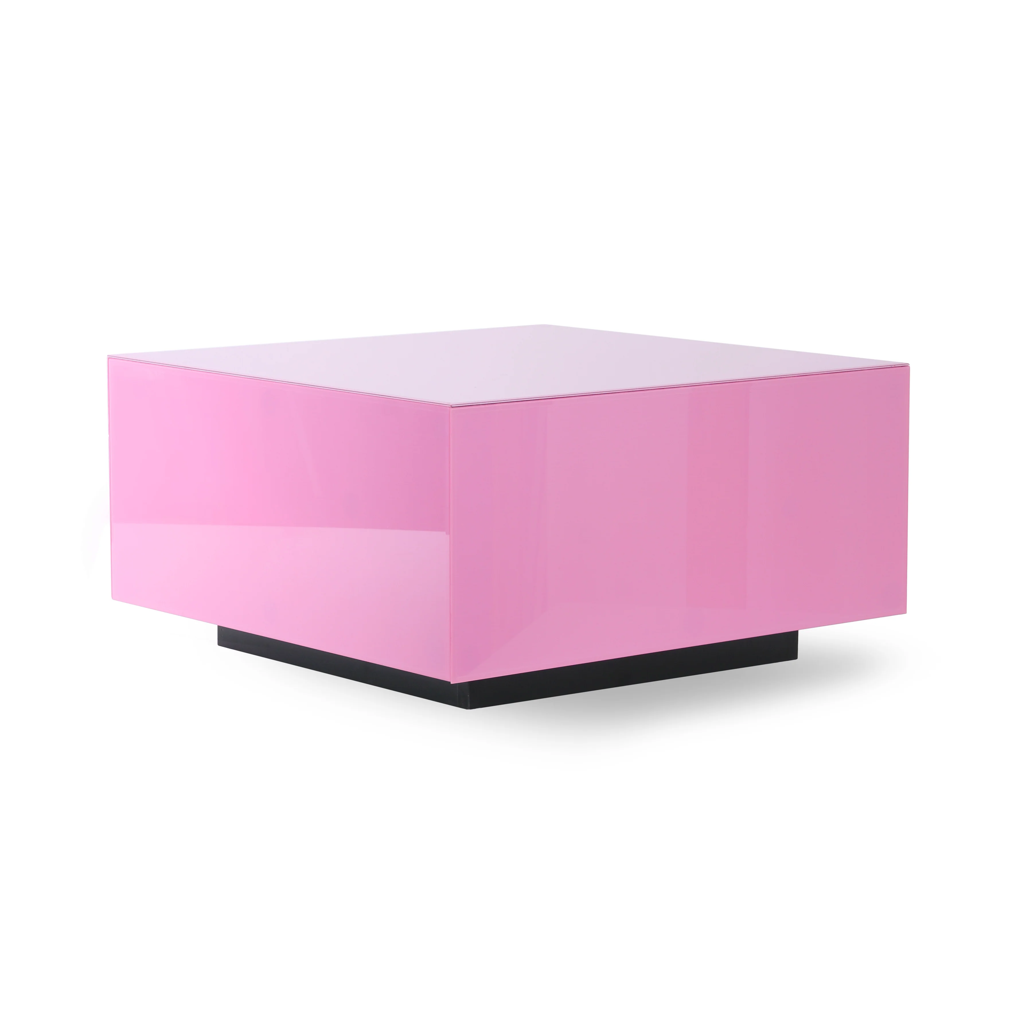 Mirror Block Table Pink