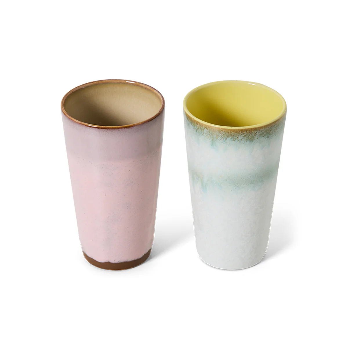 Pre-order 70s Ceramics: Latte Mugs Fresco, Set of 2 - Image 3