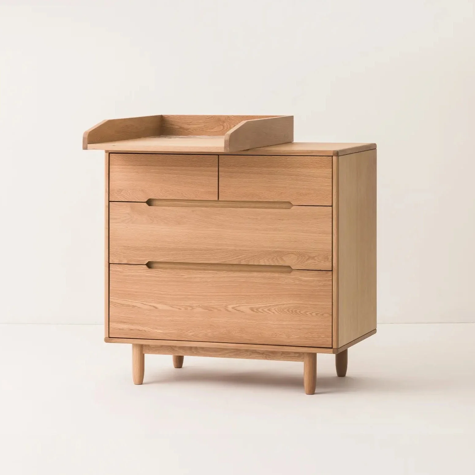 Pure Oak Wood Four Door Dresser