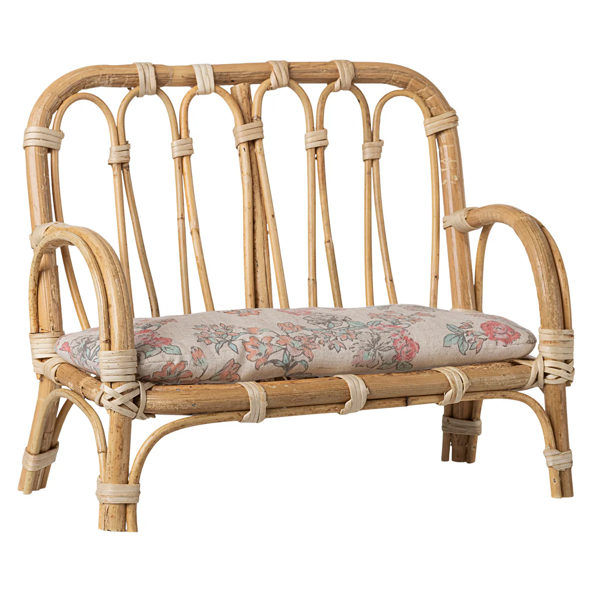 Rattan Couch, Large - Nature