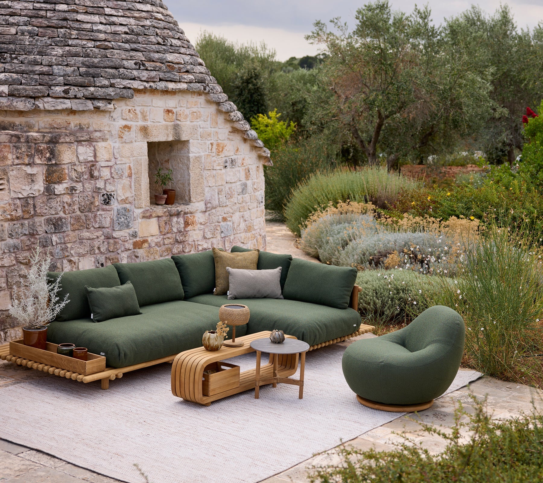 Sticks Platform Corner Sofa 5 colour ways