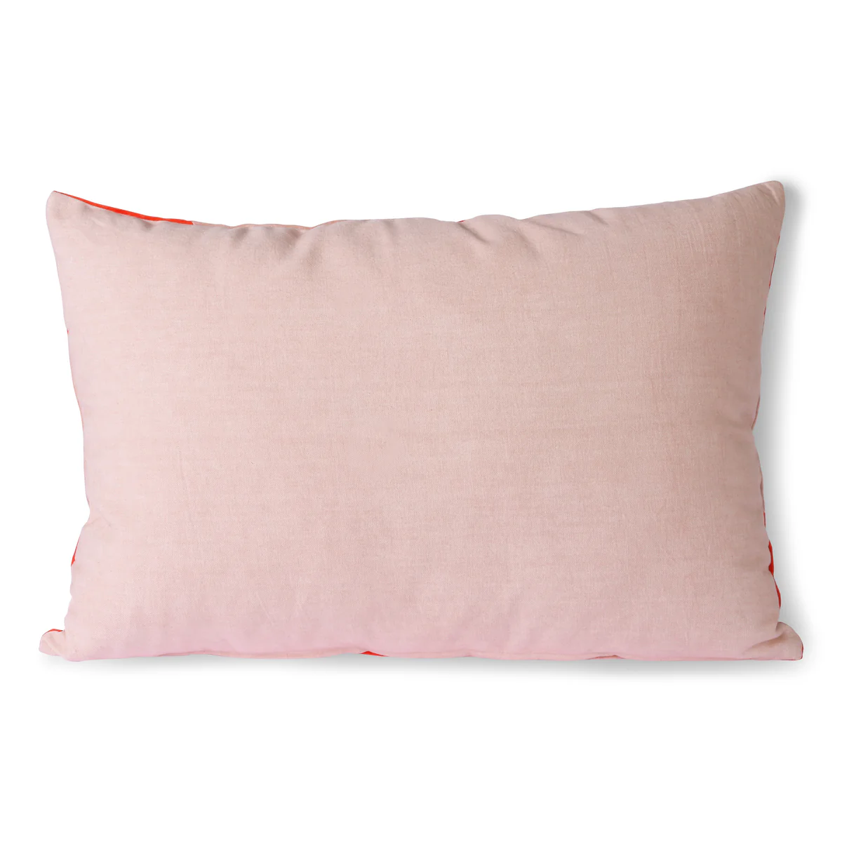 Pre-order Striped Velvet Cushion Red/Pink (40x60) - Image 4