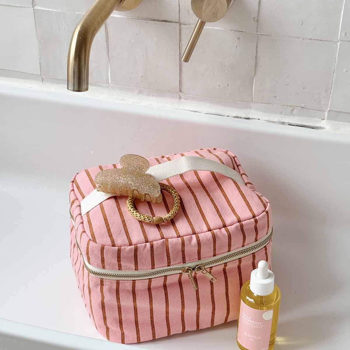 VANITY CASE OONA TENNIS PECAN / STRAWBERRY - Image 8