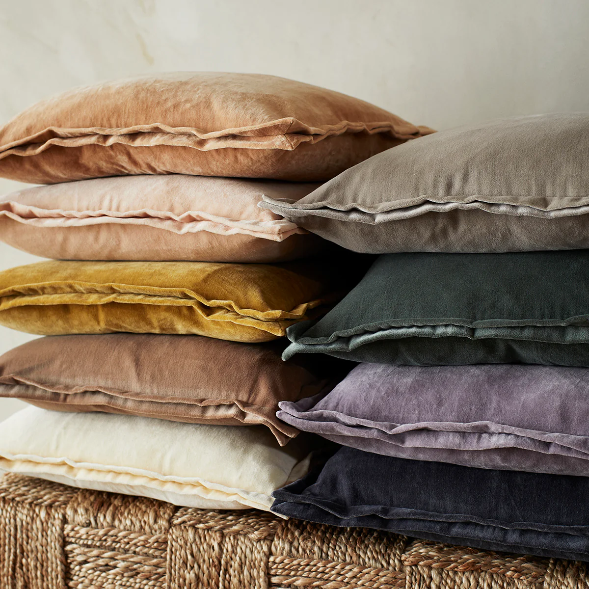 Velvet Cushion - Melon - Image 2
